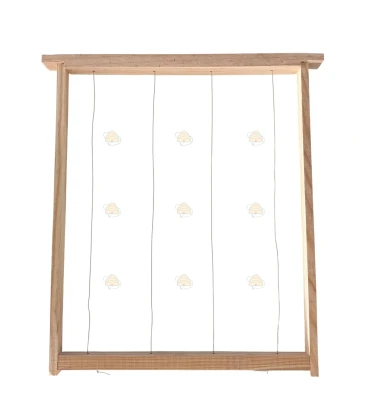 Layens raam gemonteerd grenen verticaal (per stuk)