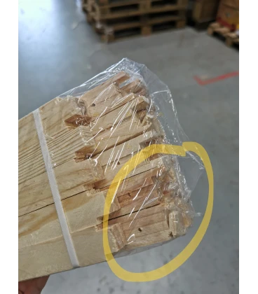 Tweedekans: Simplex broedkamer ramen ongemonteerd (ZZ) grenen set