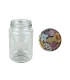 Ronde glazen potten 60 stuks - 375 ml / 450 gram, met keuze uit deksels (TO 63 mm)