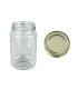 Ronde glazen potten 60 stuks - 375 ml / 450 gram, met keuze uit deksels (TO 63 mm)