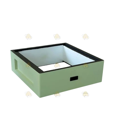 Honingkamer Spaarkast pastel groen polystyreen met ventilatieopeningen - BeeFun®