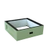 Honingkamer Spaarkast pastel groen polystyreen met ventilatieopeningen - BeeFun®
