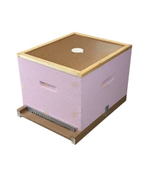 Dadant Blatt bijenkast (1BK) - roze geverfd (excl ramen)