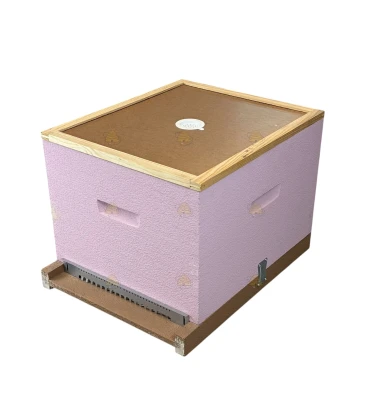 Dadant Blatt bijenkast (1BK) - roze geverfd (excl ramen)