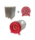 Pallet hoornaarvallen incl. PET potten (TO 82 mm) - 1350 st. - GRATIS VERZENDING