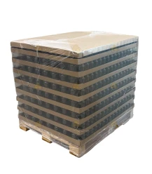 Pallet ronde glazen potten 2048 stuks - 375 ml / 450 gram, met keuze uit deksels (TO 63 mm) - GRATIS VERZENDING