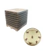 Pallet ronde glazen potten 2048 stuks - 375 ml / 450 gram, met keuze uit deksels (TO 63 mm) - GRATIS VERZENDING