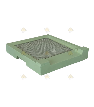 Tweedekans: Bodem Spaarkast pastel groen polystyreen met varroalade - BeeFun®