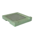 Tweedekans: Bodem Spaarkast pastel groen polystyreen met varroalade - BeeFun®