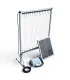 Aluminium Harp met schok apparaat en 20W zonnepaneel