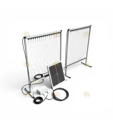Aluminium Harp met schok apparaat en 20W zonnepaneel