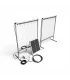Aluminium Harp met schok apparaat en 20W zonnepaneel