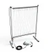Starterspakket: Harp gemonteerd 70 x 76 cm Aluminium + Schok apparaat netstroom