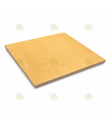 Spaarkast houten dekplank 47,2 x 42,1 cm (met / zonder voeropening)