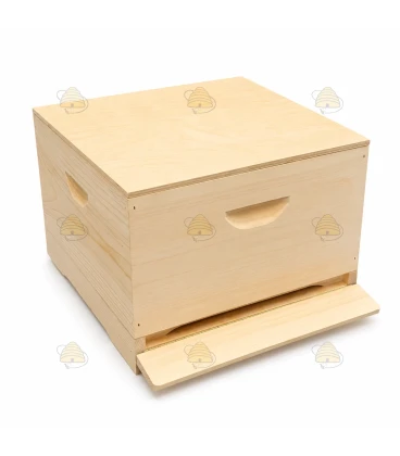 Spaarkast houten dekplank 47,2 x 42,1 cm (met / zonder voeropening)
