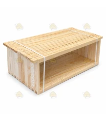 Dadant Blatt honingkamer ramen gemonteerd 160 mm grenen verticaal (per 10 st.)