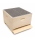 Spaarkast koninginnerooster aluminium geperforeerd 47 x 42 cm