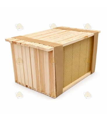 Simplex Belgische broed ramen gemonteerd 218 mm verticaal grenen (per 10 st.)