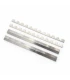 Set beslag Segeberger Simplex 11-raams 41,2 cm alu/alu