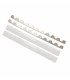 Set beslag Segeberger Simplex 10-raams 41,3 cm pvc/alu