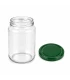 Ronde glazen potten 60 stuks - 375 ml / 450 gram, met keuze uit deksels (TO 63 mm)