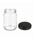 Ronde glazen potten 60 stuks - 375 ml / 450 gram, met keuze uit deksels (TO 63 mm)