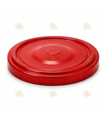 Deksel rood (klik knop / RSB), 63 mm TO, 20 stuks