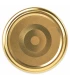 Deksel Goudkleurig, 63 mm TO (klik knop / RSB), 20 stuks