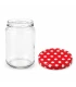Ronde glazen potten 36 stuks - 750 ml / 1000 gram, met keuze uit deksels (TO 82 mm)