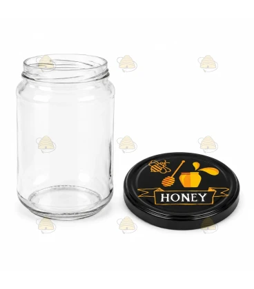 Ronde glazen potten 36 stuks - 750 ml / 1000 gram, met keuze uit deksels (TO 82 mm)