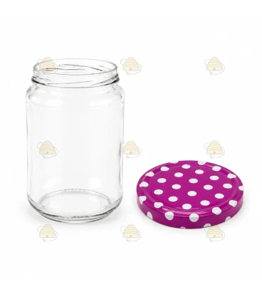 Ronde glazen potten 36 stuks - 750 ml / 1000 gram, met keuze uit deksels (TO 82 mm)