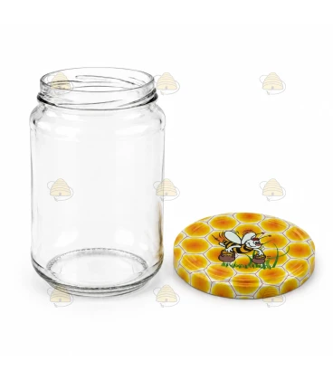Ronde glazen potten 36 stuks - 750 ml / 1000 gram, met keuze uit deksels (TO 82 mm)