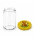 Ronde glazen potten 36 stuks - 750 ml / 1000 gram, met keuze uit deksels (TO 82 mm)