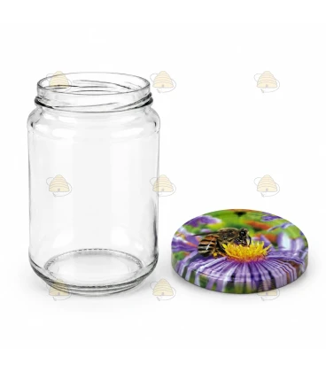 Ronde glazen potten 36 stuks - 750 ml / 1000 gram, met keuze uit deksels (TO 82 mm)