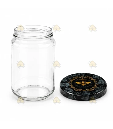 Ronde glazen potten 36 stuks - 750 ml / 1000 gram, met keuze uit deksels (TO 82 mm)