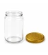 Ronde glazen potten 36 stuks - 750 ml / 1000 gram, met keuze uit deksels (TO 82 mm)