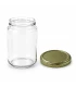 Ronde glazen potten 36 stuks - 750 ml / 1000 gram, met keuze uit deksels (TO 82 mm)