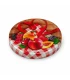 Deksels fruit ''Hartje'', 82 mm TO deksels, 12 stuks
