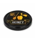 Deksels zwart & geel ''Honey'', 82 mm TO deksels, 12 stuks