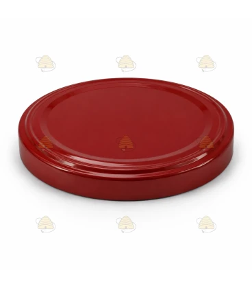 Deksels rood glanzend, 82 mm TO deksels, 12 stuks