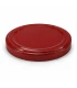 Deksels rood glanzend, 82 mm TO deksels, 12 stuks