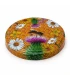 Deksels natuurlijke bloemen, bij & raatmotief, 82 mm TO deksels, 12 stuks