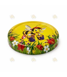 Animatie bijtje, 82 mm TO deksel, 12 stuks