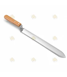 Ontzegelmes hout (2 zijden geribbeld)