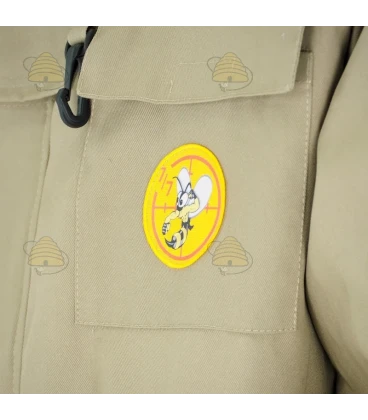 Aziatisch hoornaar pak beige - Lyson