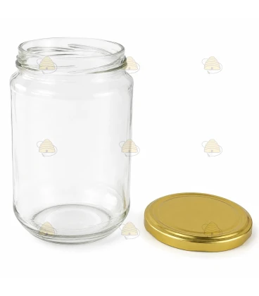 Ronde pot 750ml / 1kg, met deksel