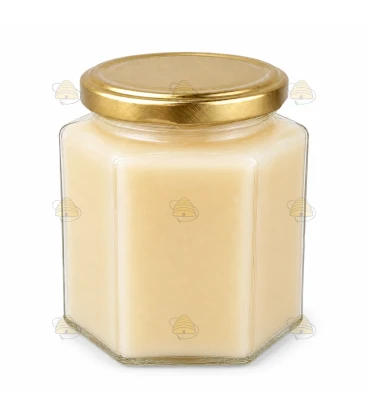 Hexagonale pot 390ml / 500g, met deksel