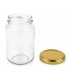 Ronde glazen potten - 375 ml / 450 gram, met deksel (TO 63 mm)