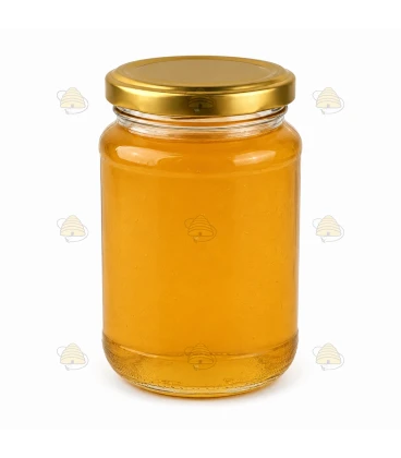 Ronde glazen potten - 375 ml / 450 gram, met deksel (TO 63 mm)