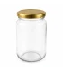 Ronde glazen potten - 375 ml / 450 gram, met deksel (TO 63 mm)